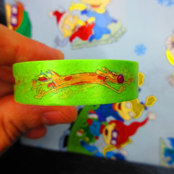 Gift Wrap Wrapping Paper & Washi Tape Set Rugrats Catdog Nick Box EXCLUSIVE 2017 - Picture 2 of 4